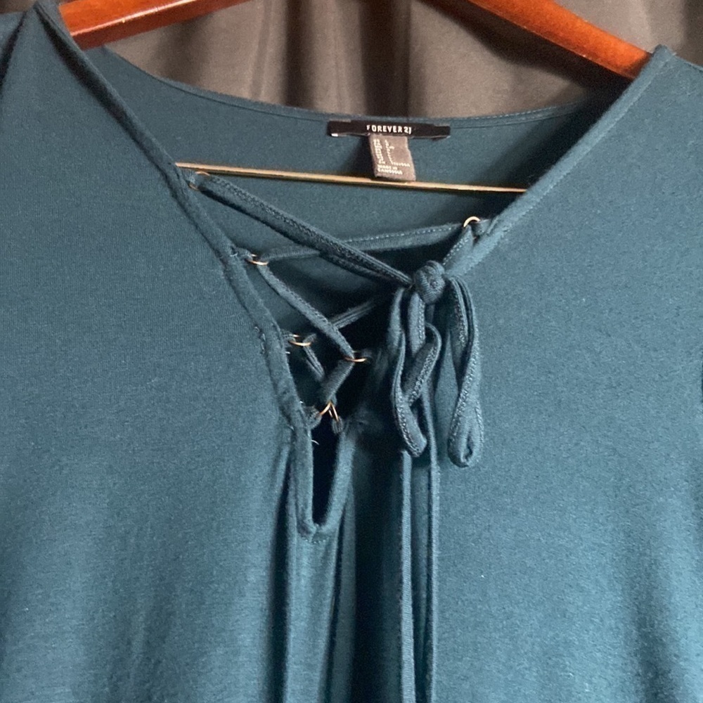 Forever 21 green Knit Dress​ - Picture 4 of 6